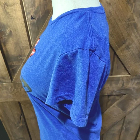 Blue Highland Heifer Short Sleeve Tee Sz M - Picture 4 of 14